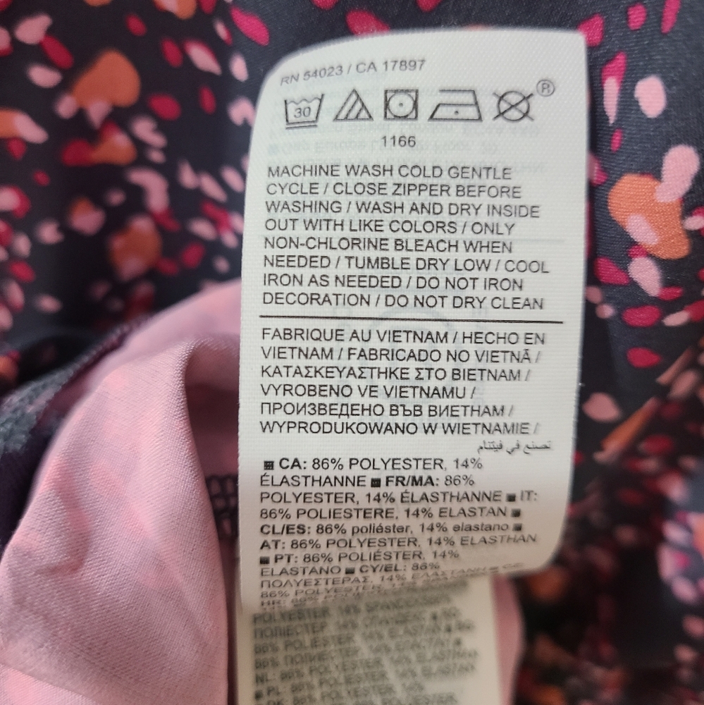 Athleta Girl Play More Romper in Slate Gray Multi Sz L/12 - Picture 16 of 16